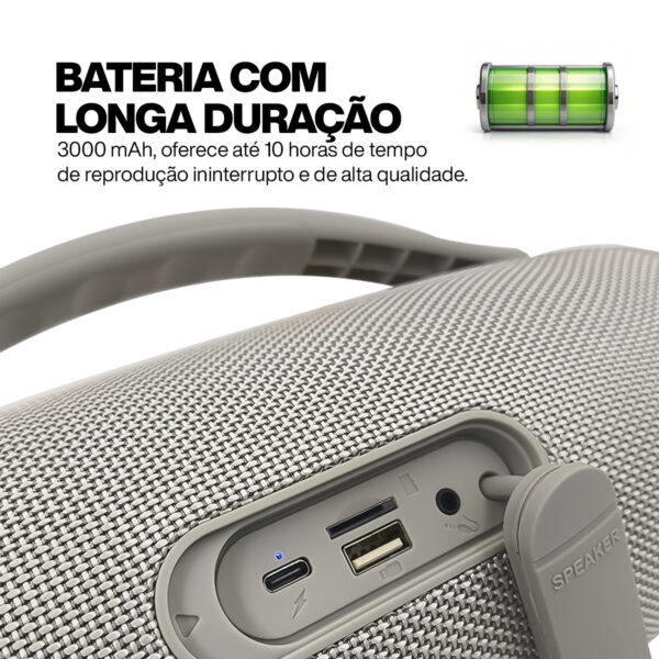 Caixa de som Bluetooth à prova D'água aux / usb - Image 6