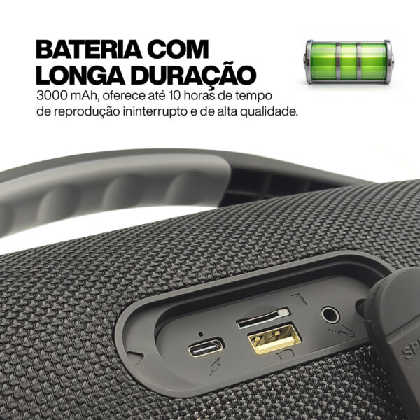 Caixa de som Bluetooth à prova D'água aux / usb - Image 4