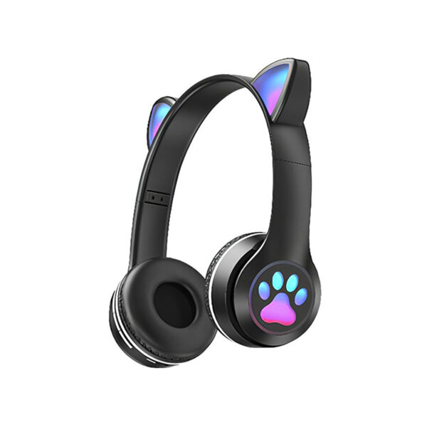 Fone Headset RGB Bluetooth de Gatinho Premium Collection