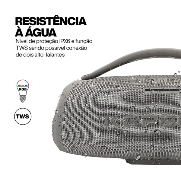 Caixa de som Bluetooth à prova D'água aux / usb - Image 8