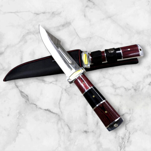 Faca Tática Pesca Inox Com Guarda Estilo Gladius Fulltang - Image 3