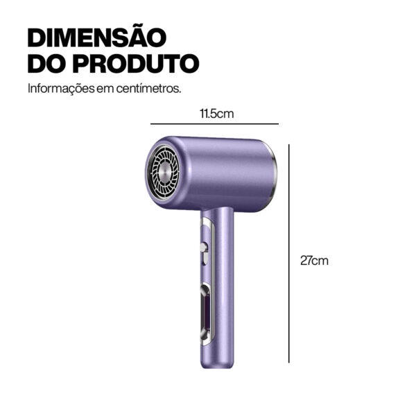 Secador de cabelo Profissional Secagem Rápida 110/220v - Image 7